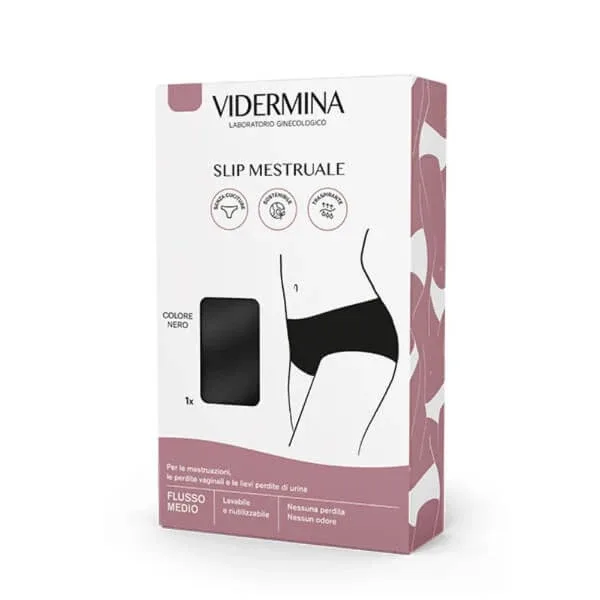 Vidermina - Scutece menstruale reutilizabile negre Dimensiune M — preț și oferte