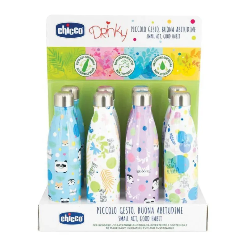 Chicco Sticlă din oțel inoxidabil 500ml — preț și oferte
