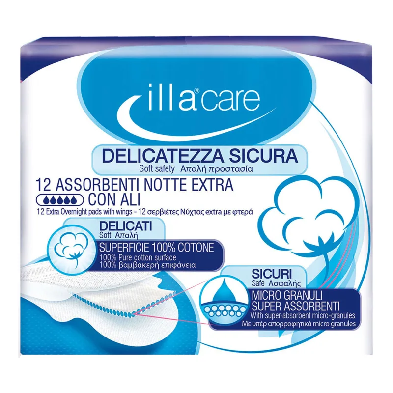 ILLA CARE 12 Ass.Night Extra — preț și oferte