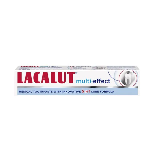 LACALUT MULTI-EFFECT PASTA DINTI 75ML DR.THEISS — preț și oferte