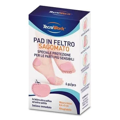 Plăcuțe de pâslă modelate 8,6x5cm 6 bucăți — preț și oferte