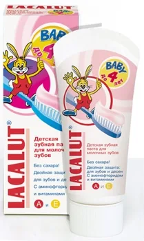 LACALUT PASTA DINTI COPII 0-4 ANI 50ML DR.THEISS — preț și oferte