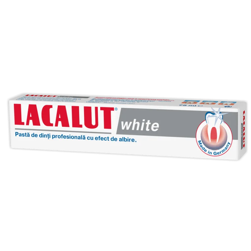 LACALUT WHITE PASTA DINTI 75ML DR.THEISS — preț și oferte