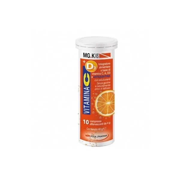 Mgk Vis Vitamina C+D3 10 tablete efervescente — preț și oferte