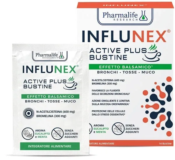 Influnex Active Plus efect balsamic 14 plicuri — preț și oferte