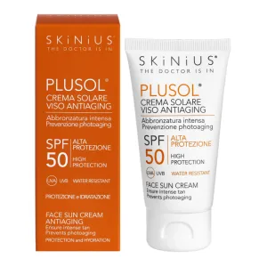 Cremă solară pentru față PLUSOL 50 50ml
