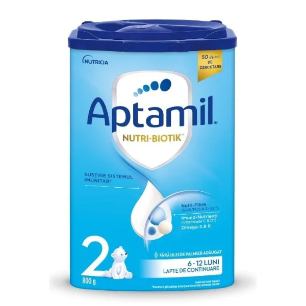 Lapte Aptamil 2, Milupa | 800 grame NUTRICIA — preț și oferte