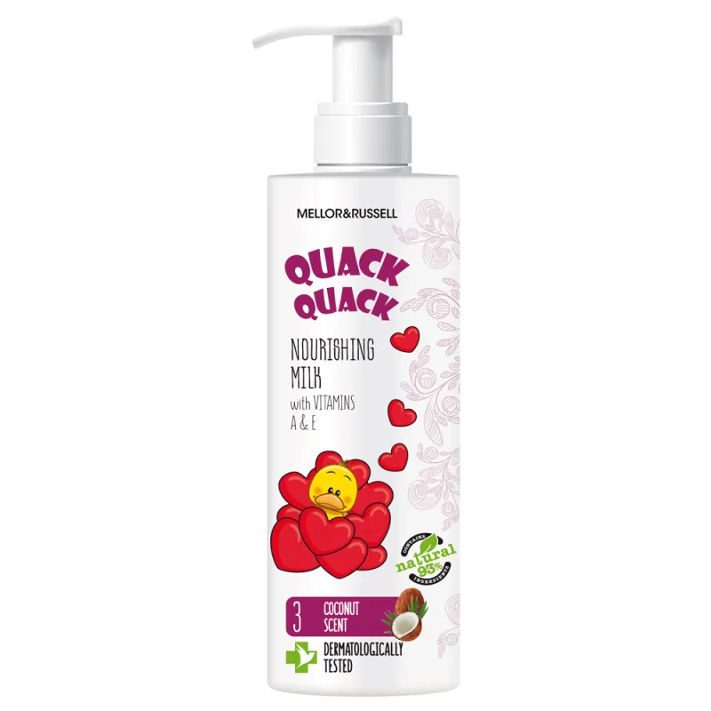 Lapte corp hranitor pentru copii +3 ani QUACK QUACK, Rubella | 200 ml RUBELLA INFINITY — preț și oferte