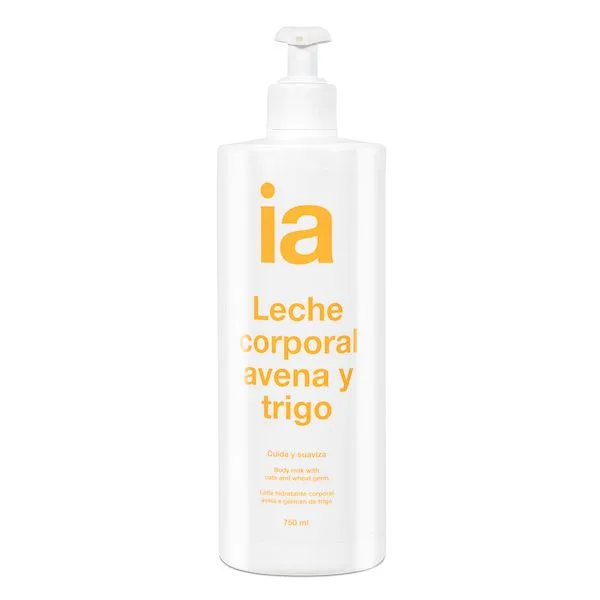 Lapte de corp cu extract de ovaz si grau, cu dispenser, Interapothek | 750 ml — preț și oferte