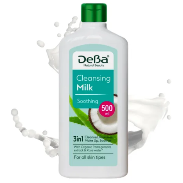 Lapte demachiant calmant DEBA Natural Beauty, Rubella | 500 ml RUBELLA INFINITY — preț și oferte