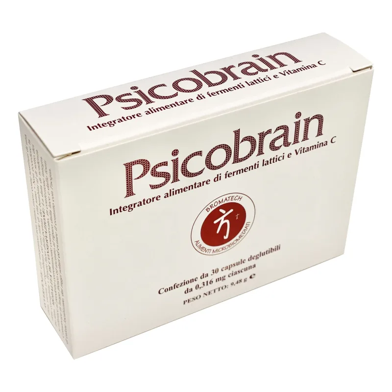 Bromatech Psicobrain Supliment de drojdie de lapte cu vitamina C pentru somn și relaxare - 30 Capsule — preț și oferte