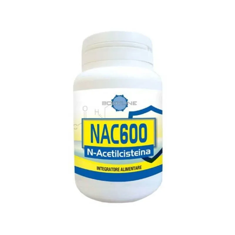 Nac-600 N-acetilcisteină BodyLine 60 Capsule — preț și oferte