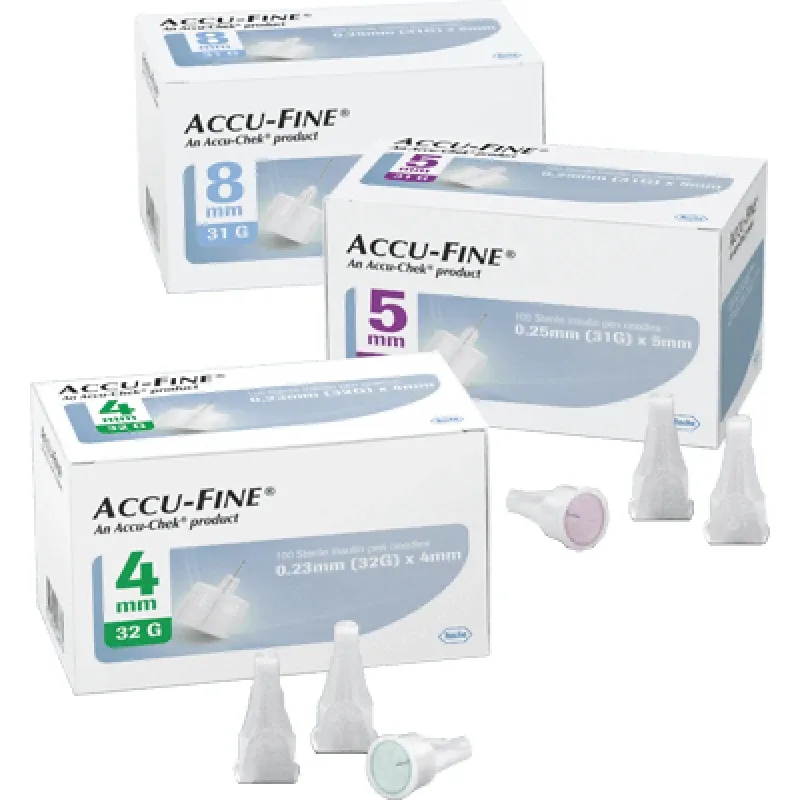 Accu-Fine® G33 4mm Roche Diabetes 100 ace pentru stilou — preț și oferte