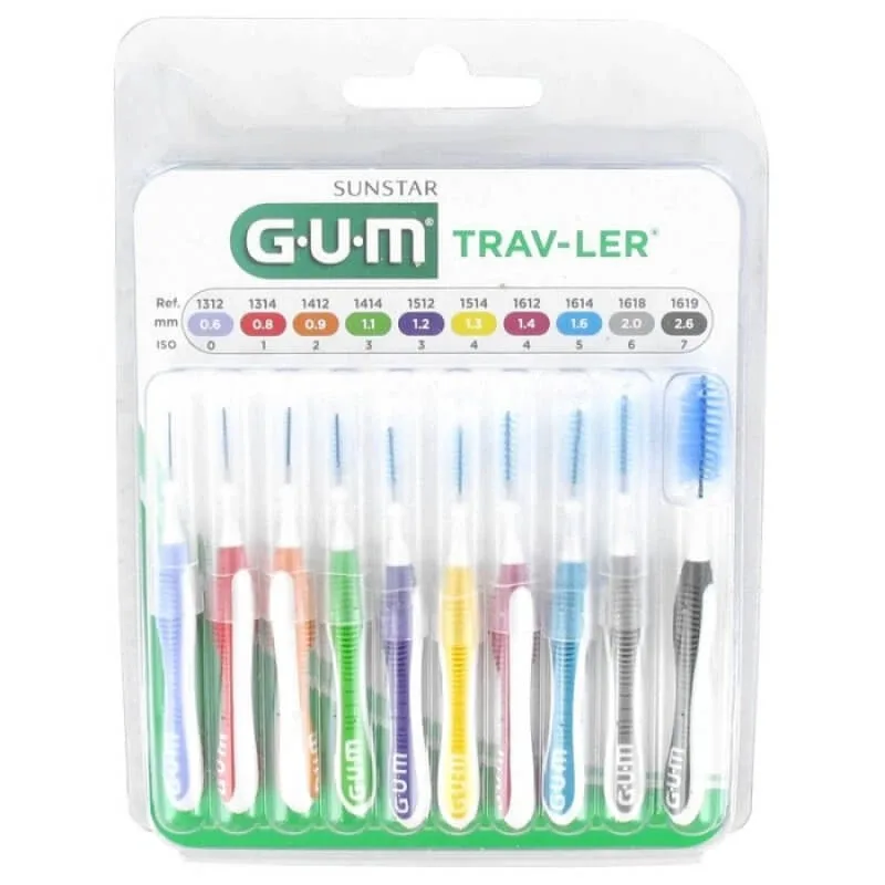 Gum® Trav-Ler® Perii Sunstar 10 bucăți — preț și oferte
