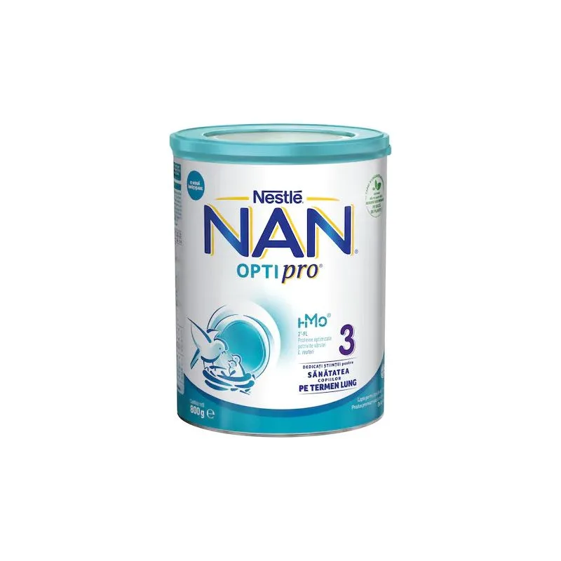 Lapte praf NAN 3 Optipro de la 1 an | 800 g NESTLE — preț și oferte
