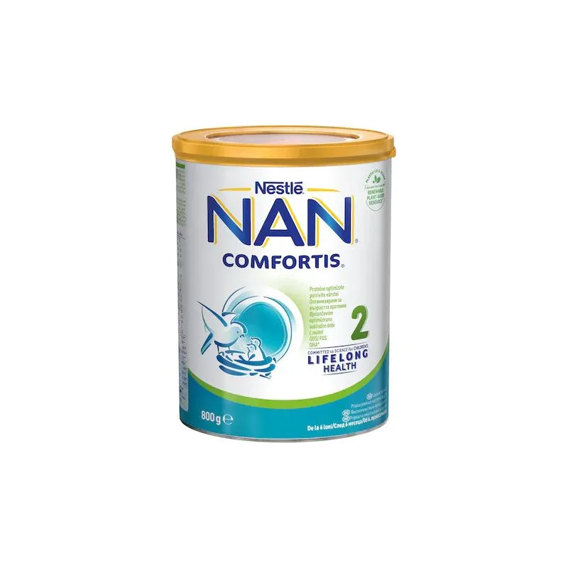 Lapte praf NAN Confortis 2 de la 6 luni | 800 g NESTLE — preț și oferte