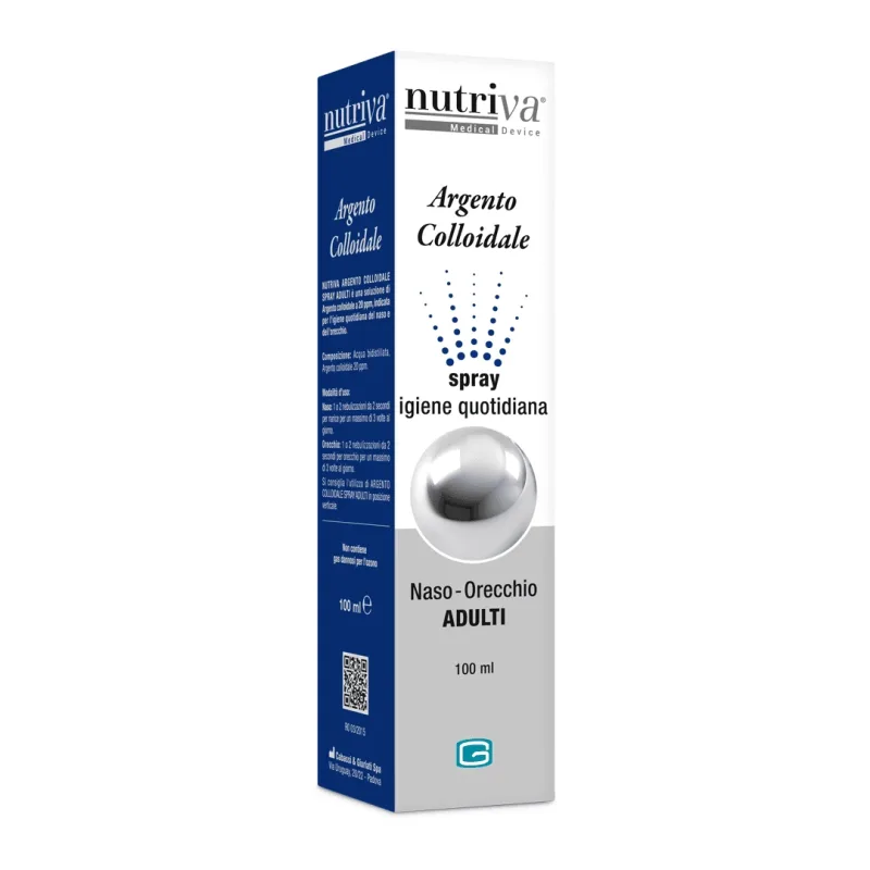 NUTRIVA ARGINT COLOIDAL NAS/URECHE 100ML — preț și oferte