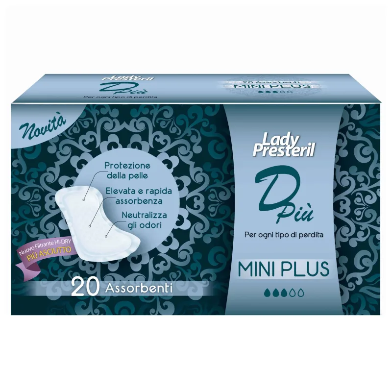 Lady Presteril DPiù Mini - Plus 20 de bucăți — preț și oferte
