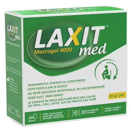 LAXIT MED 20 PLICURI X10G FITERMAN PHARMA — preț și oferte