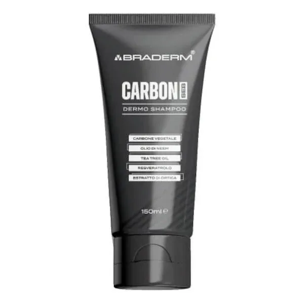 Braderm carbon seb șampon de păr purificator 150 ml — preț și oferte