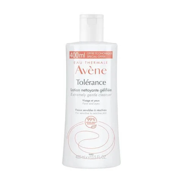 Avene Tolerance Loțiune de curățare 400ml Piele sensibilă 99% naturală fără parfum — preț și oferte