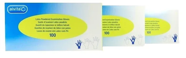 MĂNUȘI DE LATEX ALVITA S 100PCS — preț și oferte