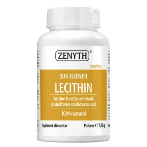 Lecitina din floarea soarelui - pulbere, Zenyth | 120 g