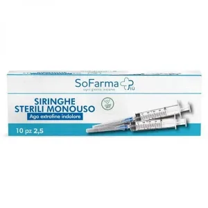 STER SERINGĂ 2.5ML G23 10PCS SF+