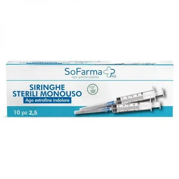 STER SERINGĂ 2.5ML G23 10PCS SF+ — preț și oferte
