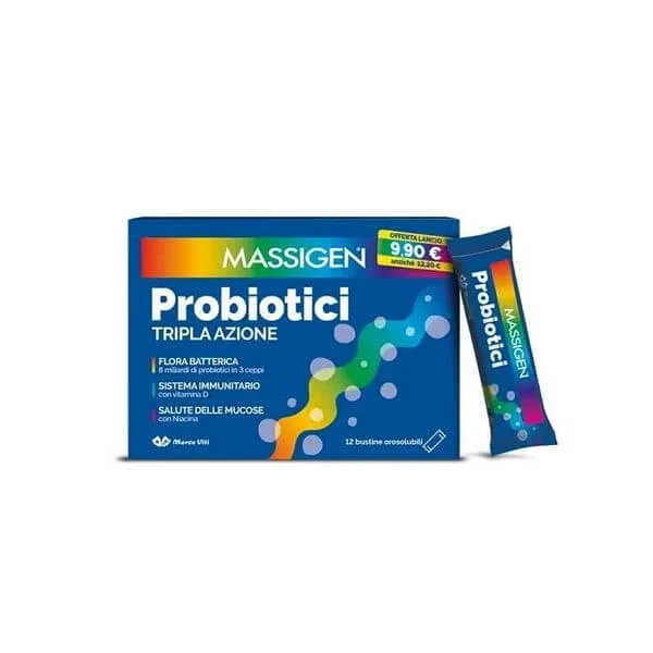 Massigen Probiotics 12 Stickpacks 1 G Preț întreg — preț și oferte