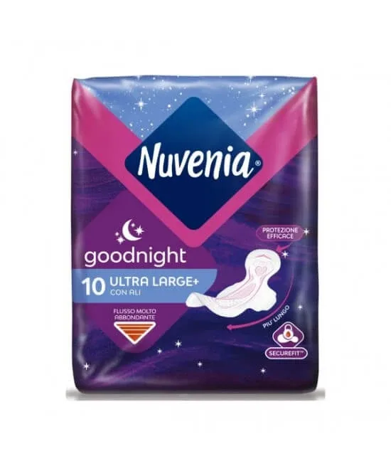 Nuvenia Ultra Night cu aripi 10 bucăți — preț și oferte