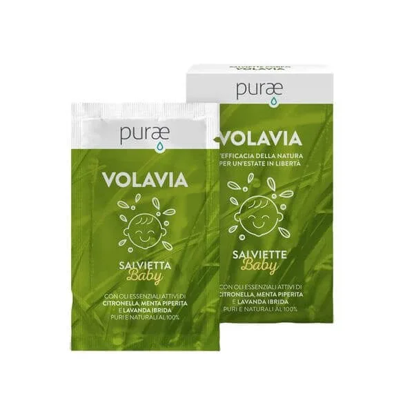 Purae - Volavia Șervețele pentru țânțari pentru copii Pachet de 12 șervețele — preț și oferte