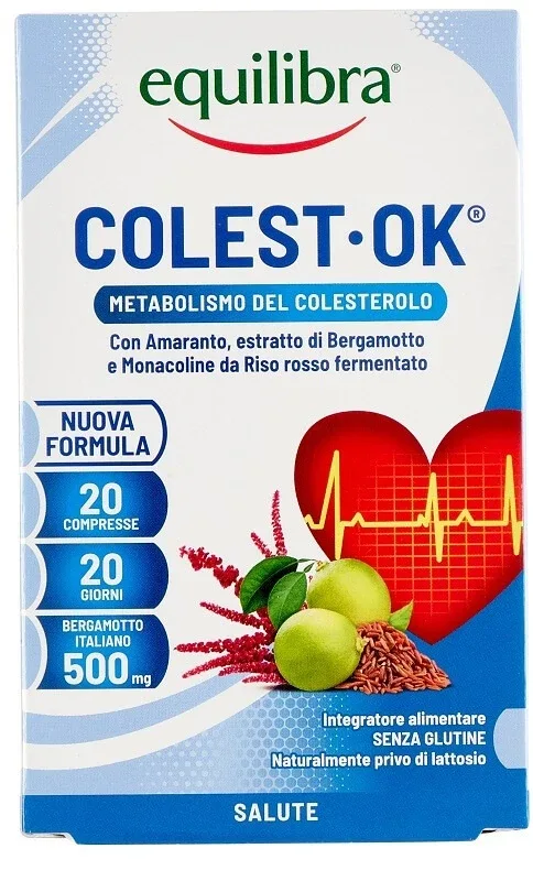 Equilibra Colest-Ok 20 comprimate — preț și oferte
