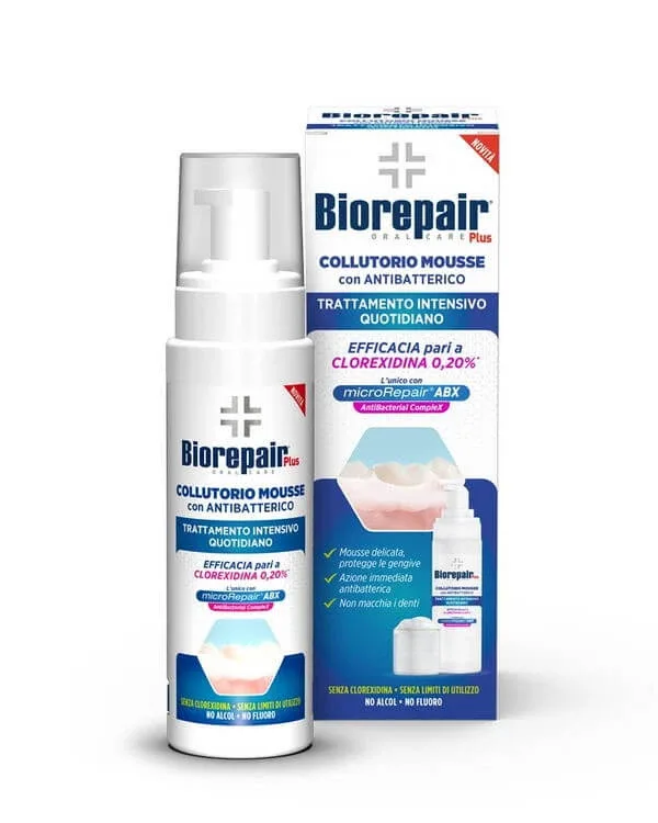 Biorepair Plus Apă de gură Antibacteriană Mousse 200 Ml — preț și oferte