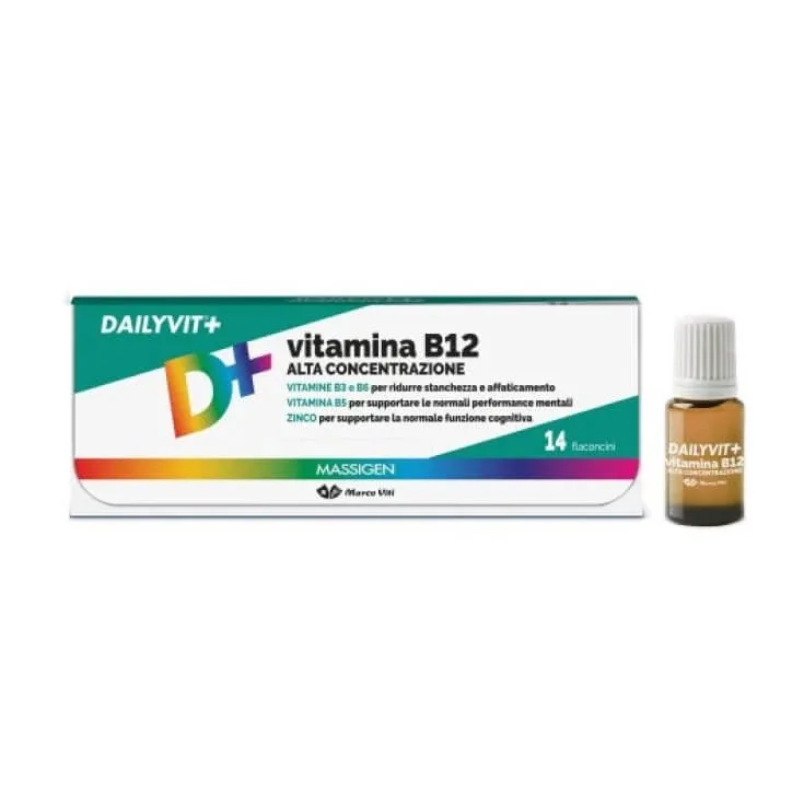 Massigen DailyVit+ Vitamina B12 Marco Viti 14 flacoane — preț și oferte