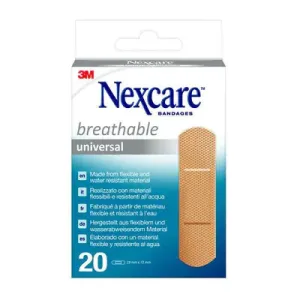 Nexcare Tencuieli respirabile universale 19mm x 72mm 3M 20 bucăți Ref. N0320NS-0