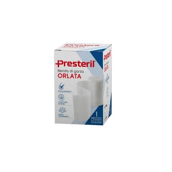 PRESTERIL Bandaj de tifon tivit 12/8 F.U. 5cm x 5m - 1 buc — preț și oferte