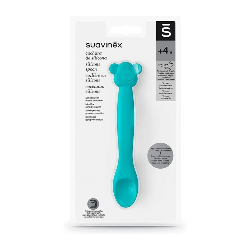 Lingurita din silicon Maimuta, Suavinex | +4 luni — preț și oferte