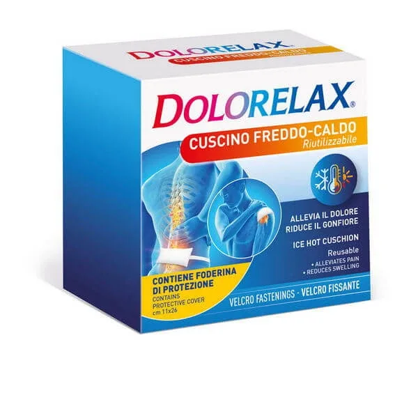 DOLORELAX Pernă reutilizabilă pentru cald și rece cu velcro 11X26cm — preț și oferte