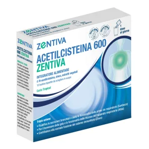 Acetylcysteine 600 Zent 10 plicuri