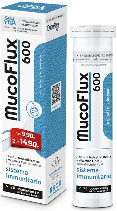 Sanavita Mucoflux 600 20cps Ef — preț și oferte