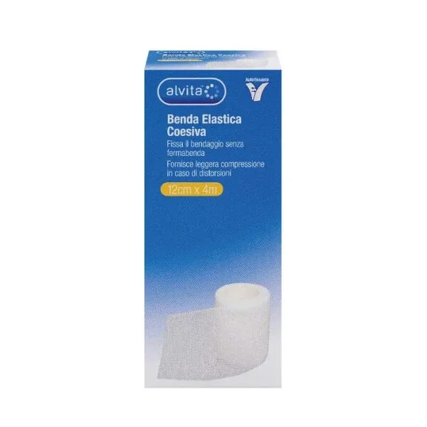 Alvita Bandaj Elastic Coeziv 12cm x 4m Utilizare Medicală — preț și oferte