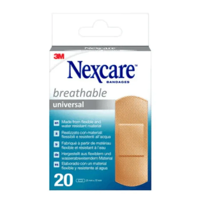 Universal respirabil 25x72mm Nexcare 3M 20 tencuieli — preț și oferte