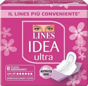 Idea Fluxuri ultraabsorbante cu aripi 8 bucăți