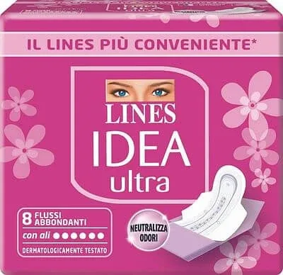 Idea Fluxuri ultraabsorbante cu aripi 8 bucăți — preț și oferte