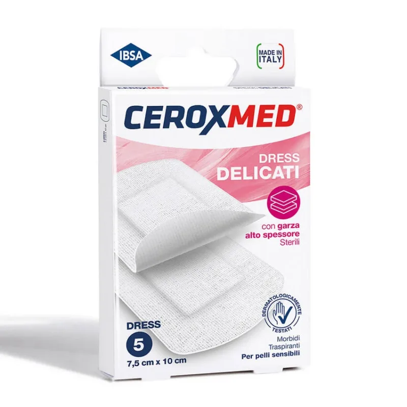 Pansament Plaster Tablete Ceroxmed Delicate 7,5X10 cm 5 bucăți — preț și oferte