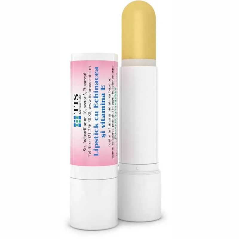 Lipstick cu echinaceea si vitamina E, Tis Farmaceutic | 4 g — preț și oferte