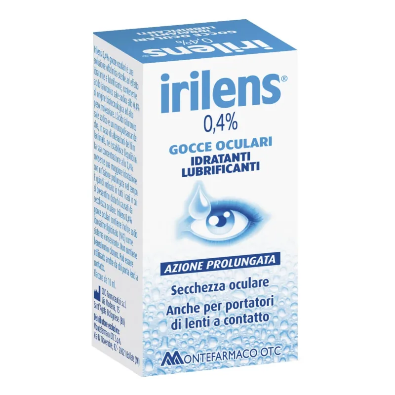 Iridine Irilens Eye Drops 10ml Acid hialuronic 0,4% Compatibil cu lentilele — preț și oferte
