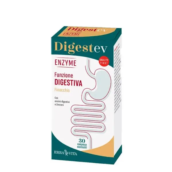 Erba Vita Digest-Ev Supliment enzimatic 30 de tablete — preț și oferte