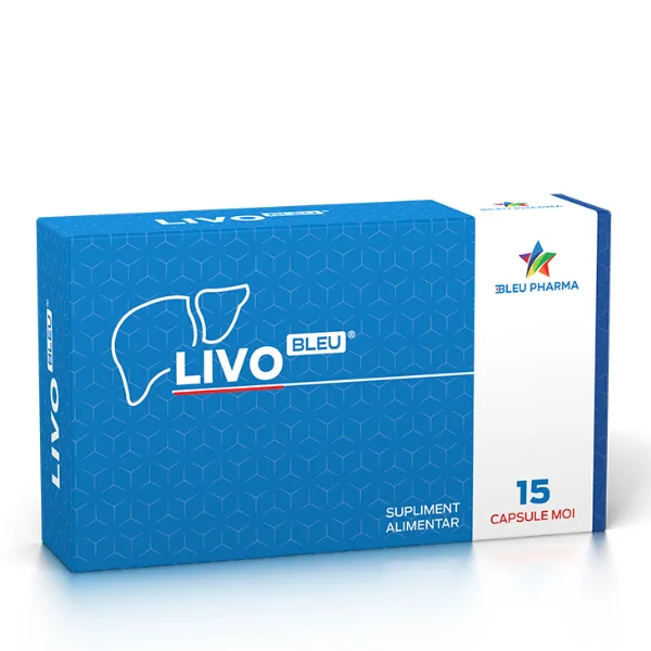 Livo Bleu, Bleu Pharma | 15 capsule moi — preț și oferte